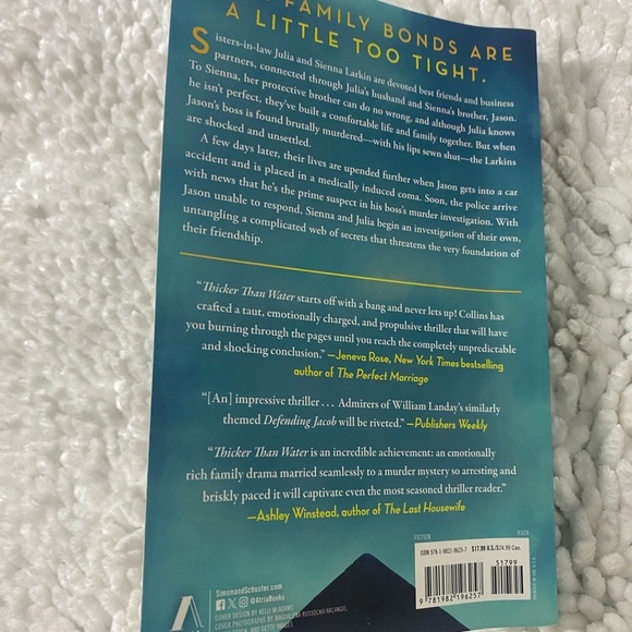 Book THICKER THAN WATER by Megan Collins - Picture 3 of 4